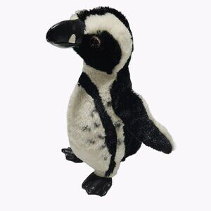 Rinco African Penguin 10 inch Black White Bird Beanbag Plush Stuffed Animal Toy